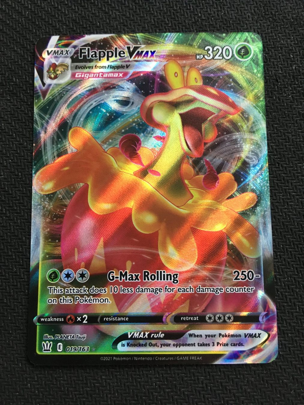 Pokémon Carte collezionabili: Pokémon - Flapple VMAX - Kampfstile - BST 19 - EN – Nuovo (secondo la descrizione) da St.Gallen venduto da Punktchen01