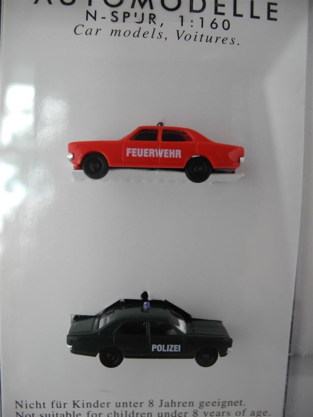 Modellini d'auto: Busch 8331 FW und Polizei, Nr. u47 – Nuovo e nell'imballaggio originale da Kottwil venduto da Crazyrolf 1