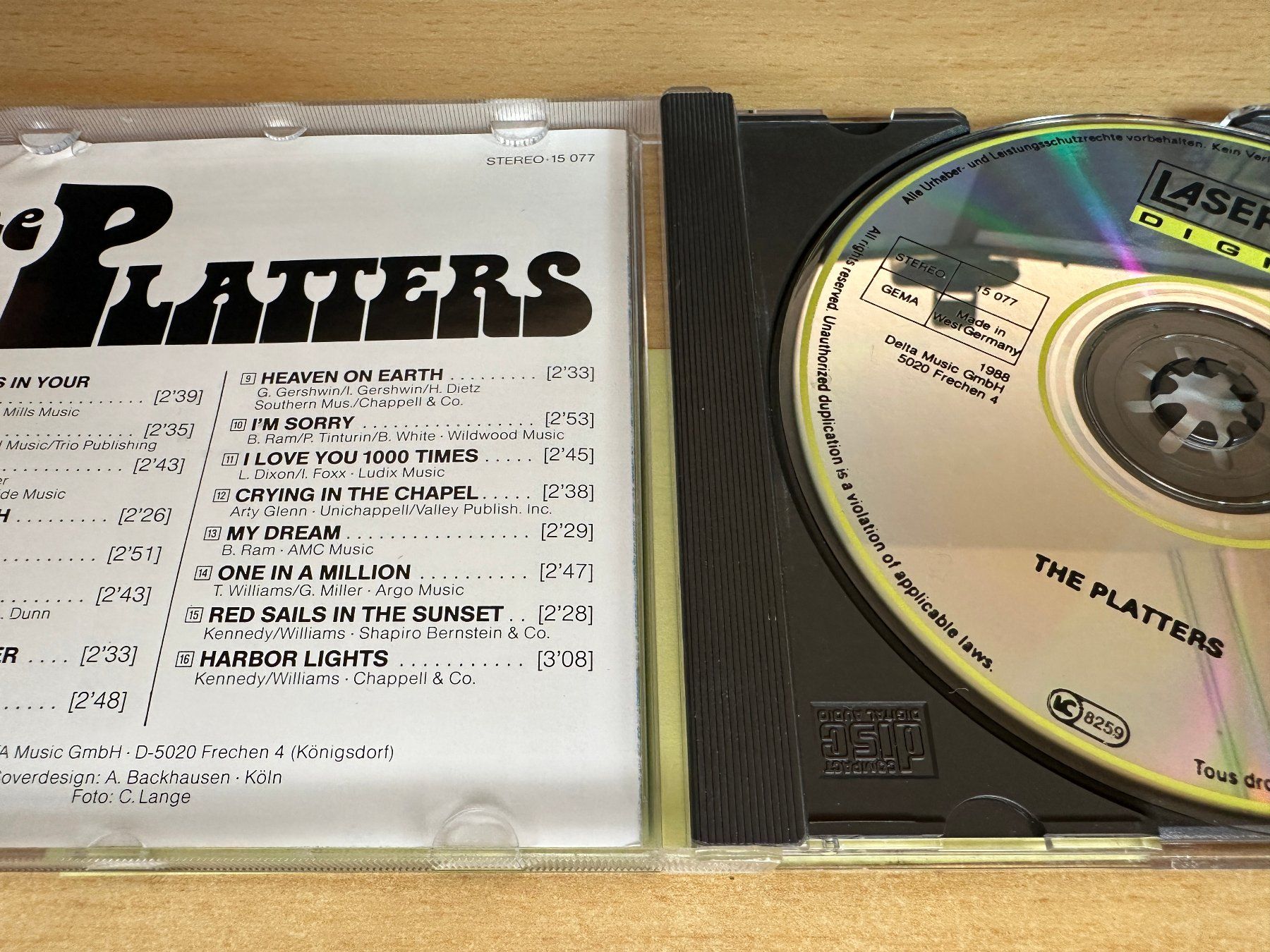 CDs: E5 The Platters – Only You – Gebraucht aus Rikon im Tösstal von Alpenmutz 2
