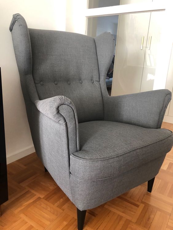Ikea Ohrensessel grau Kaufen auf Ricardo