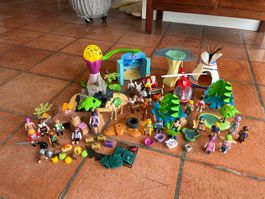 Playmobil mit vielen Figuren und Zubehörteile