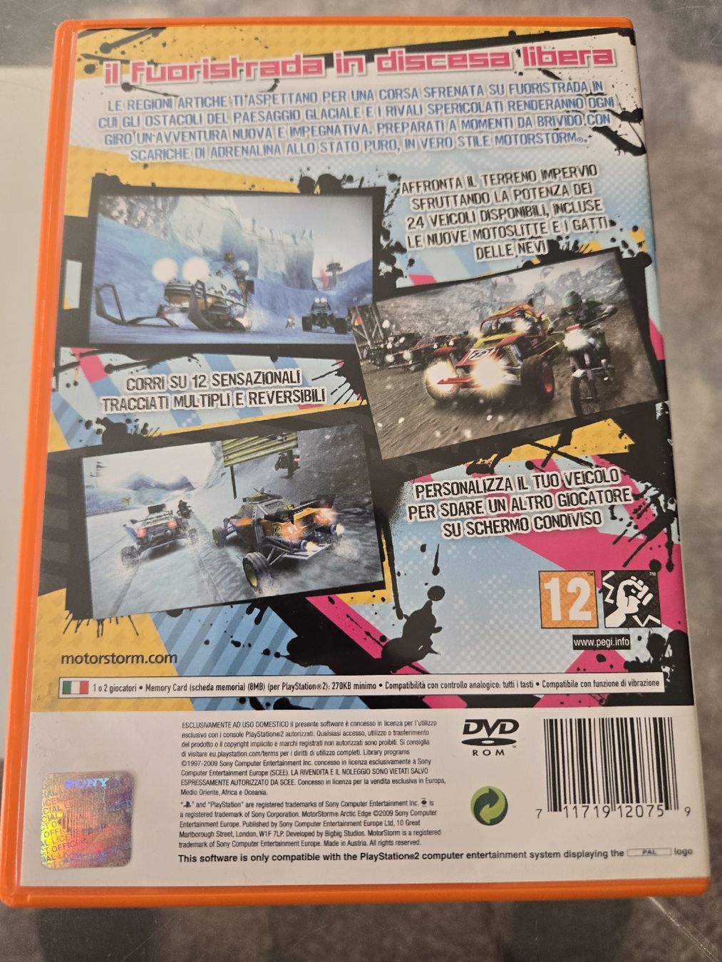 Jeux: Motor Storm Arctic Edge PS2 – D'occasion à Bussigny par Kfdlt 1