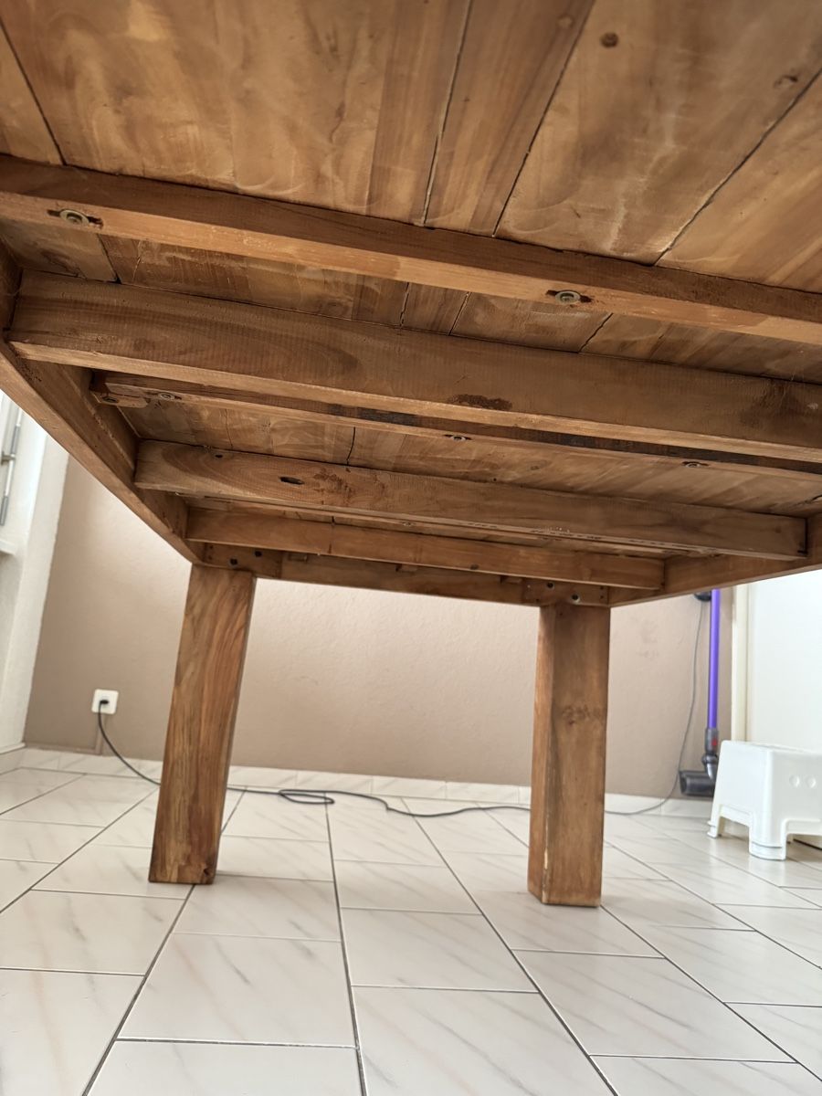 Tables: Teakholz Esstisch massiv – D'occasion à Hüttikon par Danone2 5