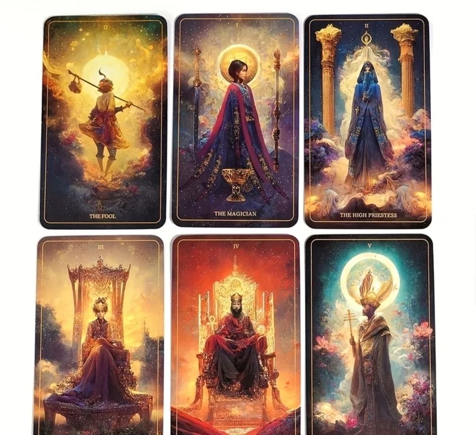 Cartoline: ✨ The Harmony Tarot Deck – Christopher Lee Design – Nuovo e nell'imballaggio originale da Bussigny venduto da Kfdlt 2