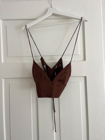 Zara Satin Top Damen Gr. S