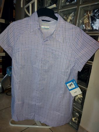 Camicia estiva Columbia traspirante maniche corte nuova L