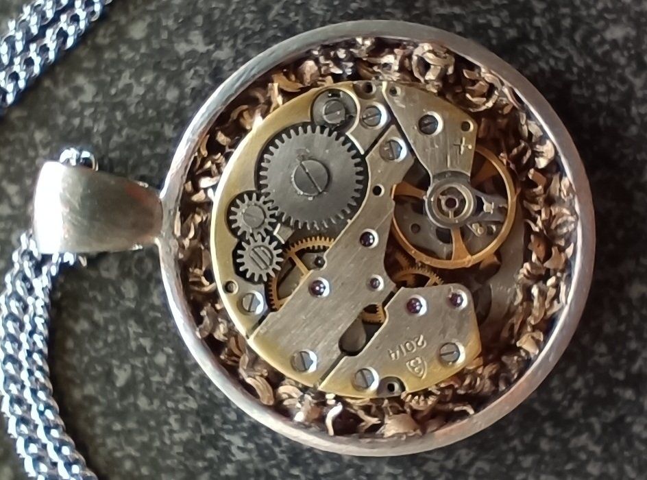 Ciondoli: Unicate Victorian Steampunk Clockwork Pendant Handmade – Nuovo (secondo la descrizione) da Schwanden GL venduto da UHRKNALL 3