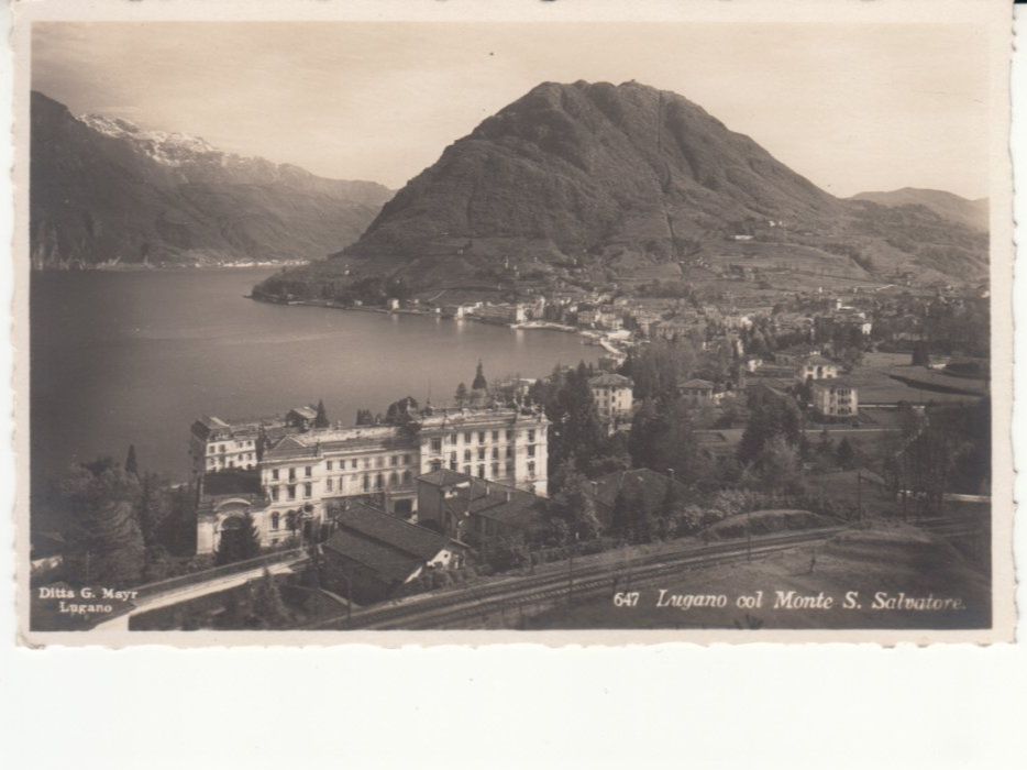 Cartoline postali: Lugano ca. 1925 – Usato da Bürglen TG venduto da StampGraf