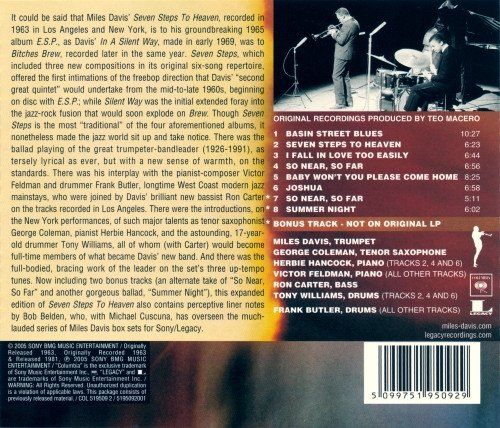 CDs: Davis Miles: Seven steps to heaven CD Bonustrack – Neu und originalverpackt aus Steinhausen von Vilivinili 1