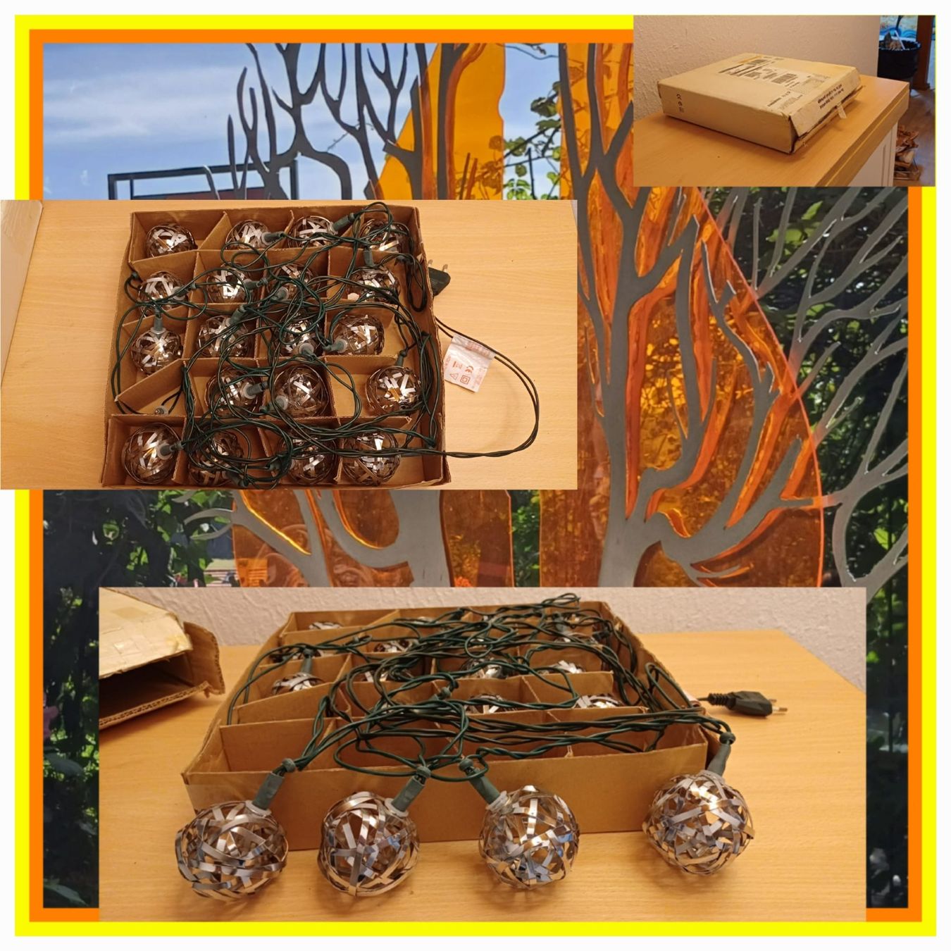 Tutte le decorazioni: Lichterkette geschützter Balkon innenbereich/mit Stecker – Nuovo e nell'imballaggio originale da Payerne venduto da jea_m6nb 4