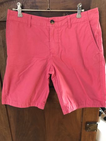 Kurze Hose in Pink Baumwolle gebraucht