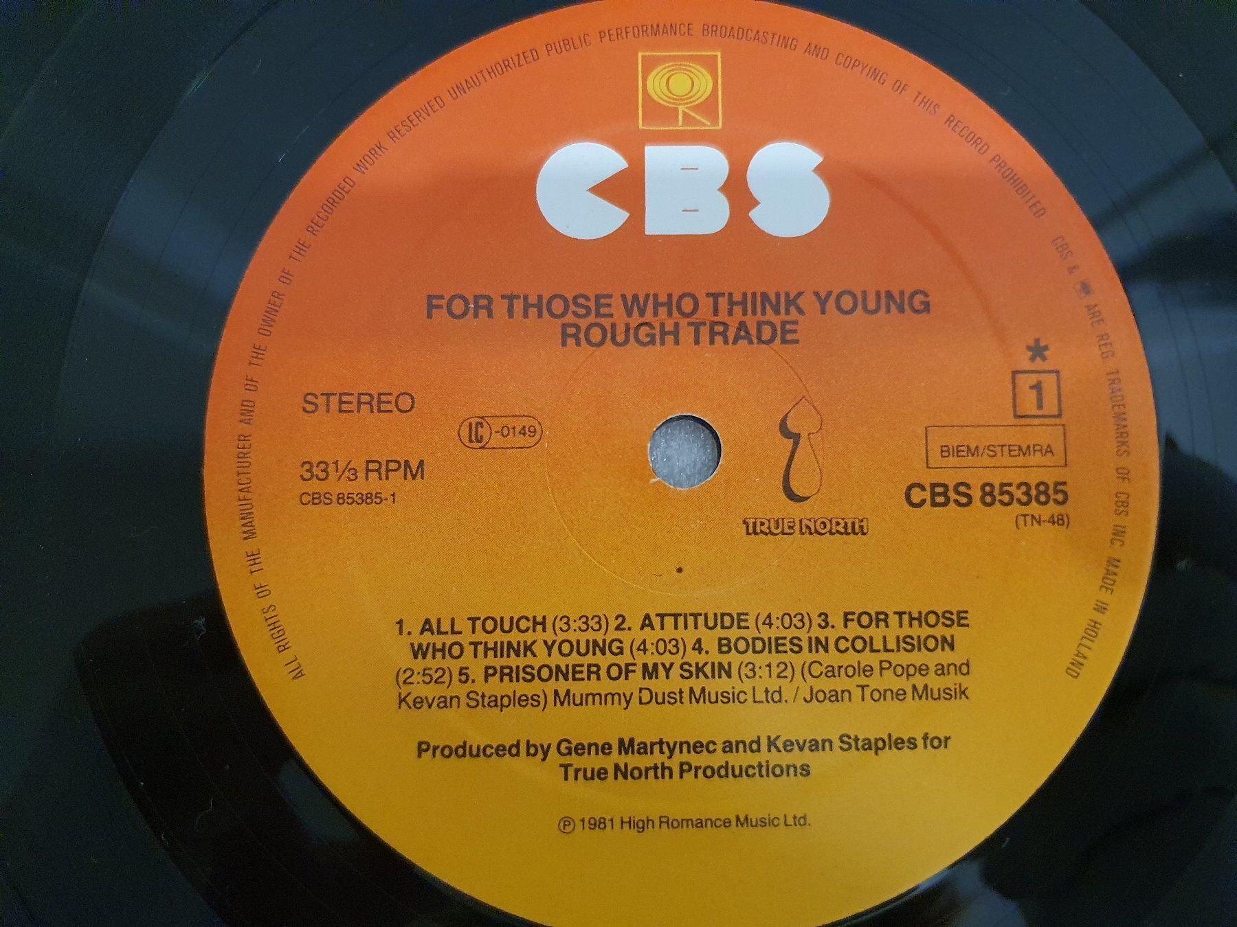Vinyles: Rough Trade - For Those Who Think Young – D'occasion à Uster par Vinyl-Leidenschaft 5