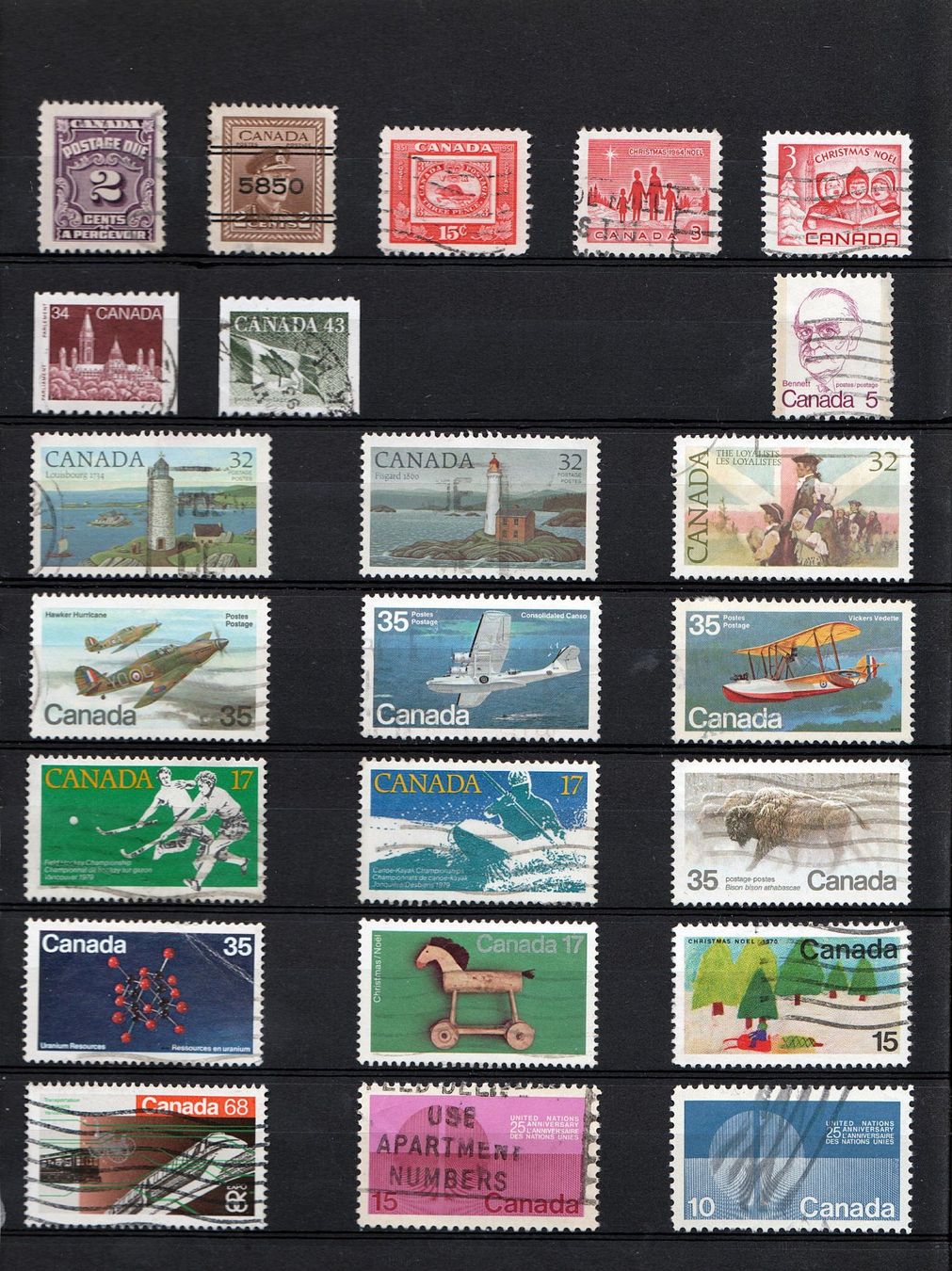 Tutti i francobolli: CANADA Petite Collection Soignée – Usato da Genève venduto da omniphila 3