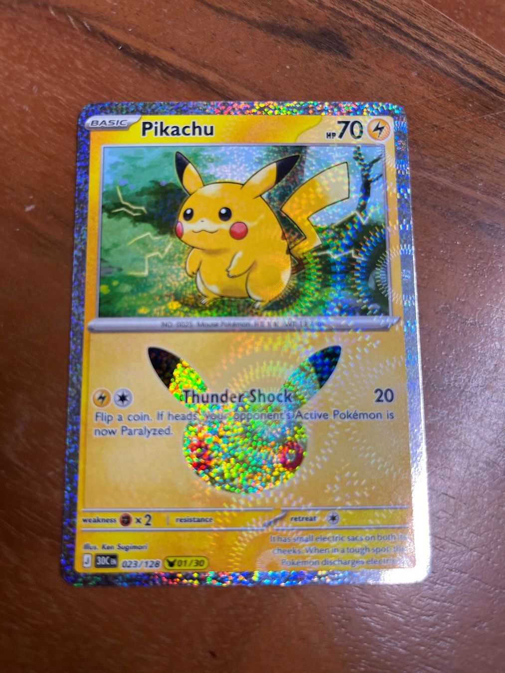 Pokémon Carte collezionabili: Pokemon 30th Pikachu Nr 23 – Nuovo (secondo la descrizione) da Winterthur venduto da saloun