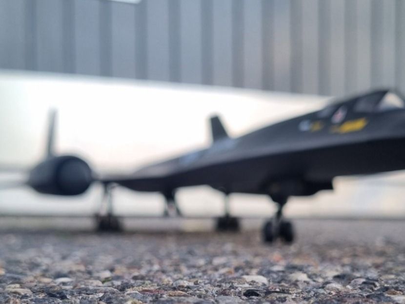Lockheed Modellbausätze & Standmodelle: Modellflugzeug SR-71 Blackbird 1:48 gebaut – Gebraucht aus Männedorf von Modell-Spezialisten 3