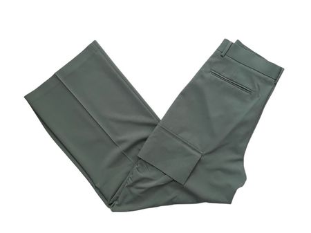 Elegante Straight Leg Hose Olivgrün ASOS DESIGN