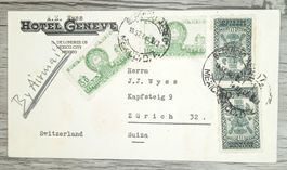 TR20 Enveloppe + Timbre Mexique 1948