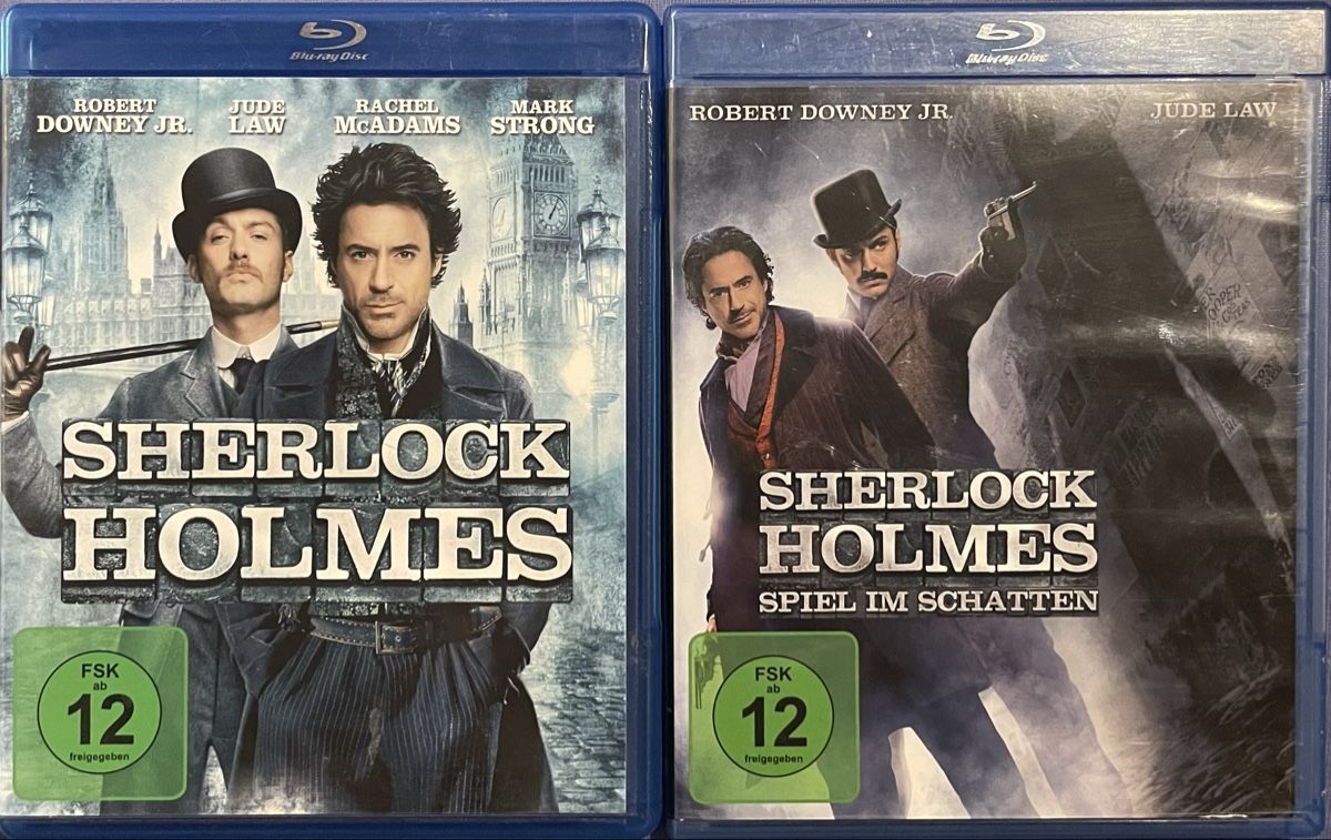 Tutti i DVDs: Sherlock Holmes 1 + 2 – Usato da Waldenburg venduto da Gonzo8