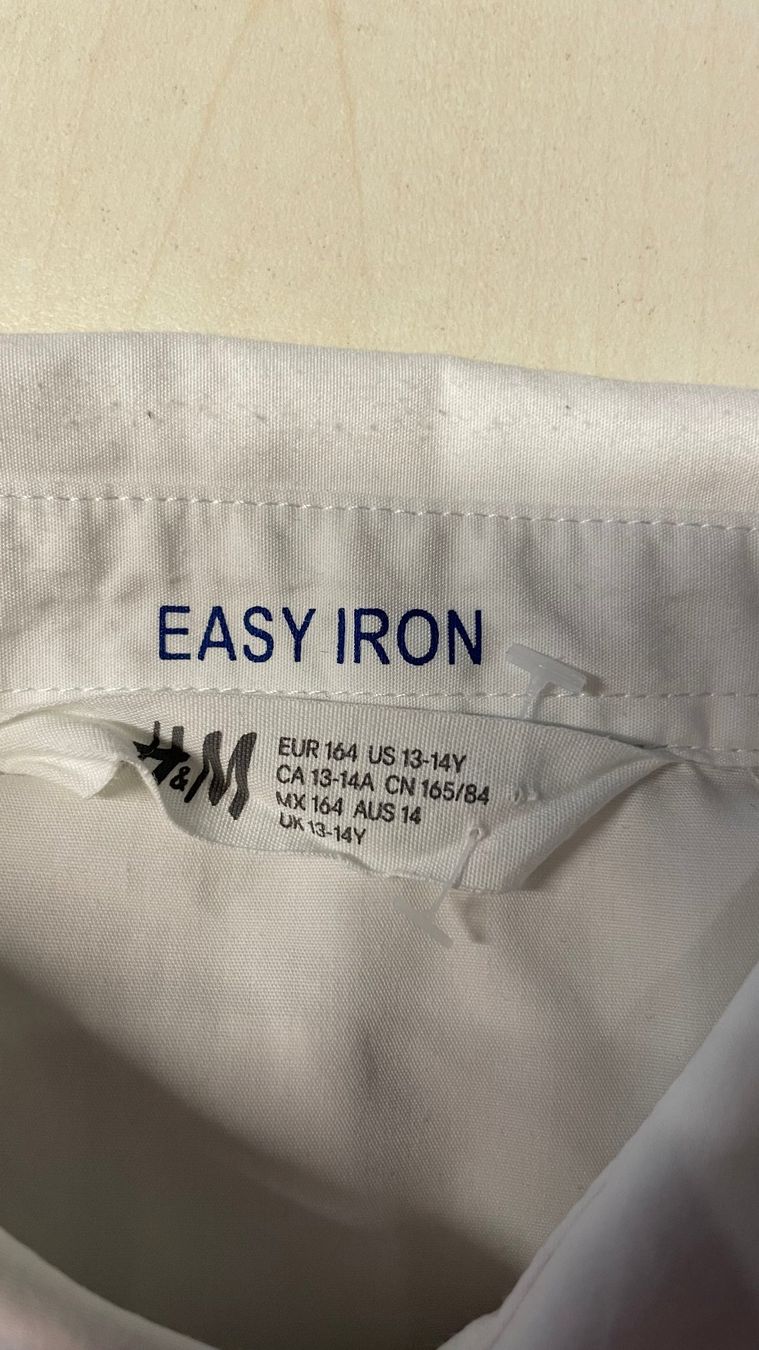 H&M Camicie, T-shirt & Polo: Weisses Hemd Gr. 164  Elegant – Nuovo (secondo la descrizione) da Neuenkirch venduto da balani 2