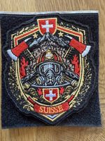 Speziel Schweizer Feuerwehr Patch Klett neuwertig Abzeichen