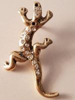 Brosche Gecko