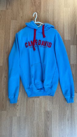 Camp David Herren-Hoodie – Grösse L – Blau