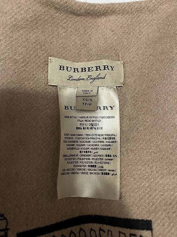 Burberry Altro in Moda donna: Burberry Cashmere Cape Gr.XS/S – Usato da Adliswil venduto da itsasecret 1