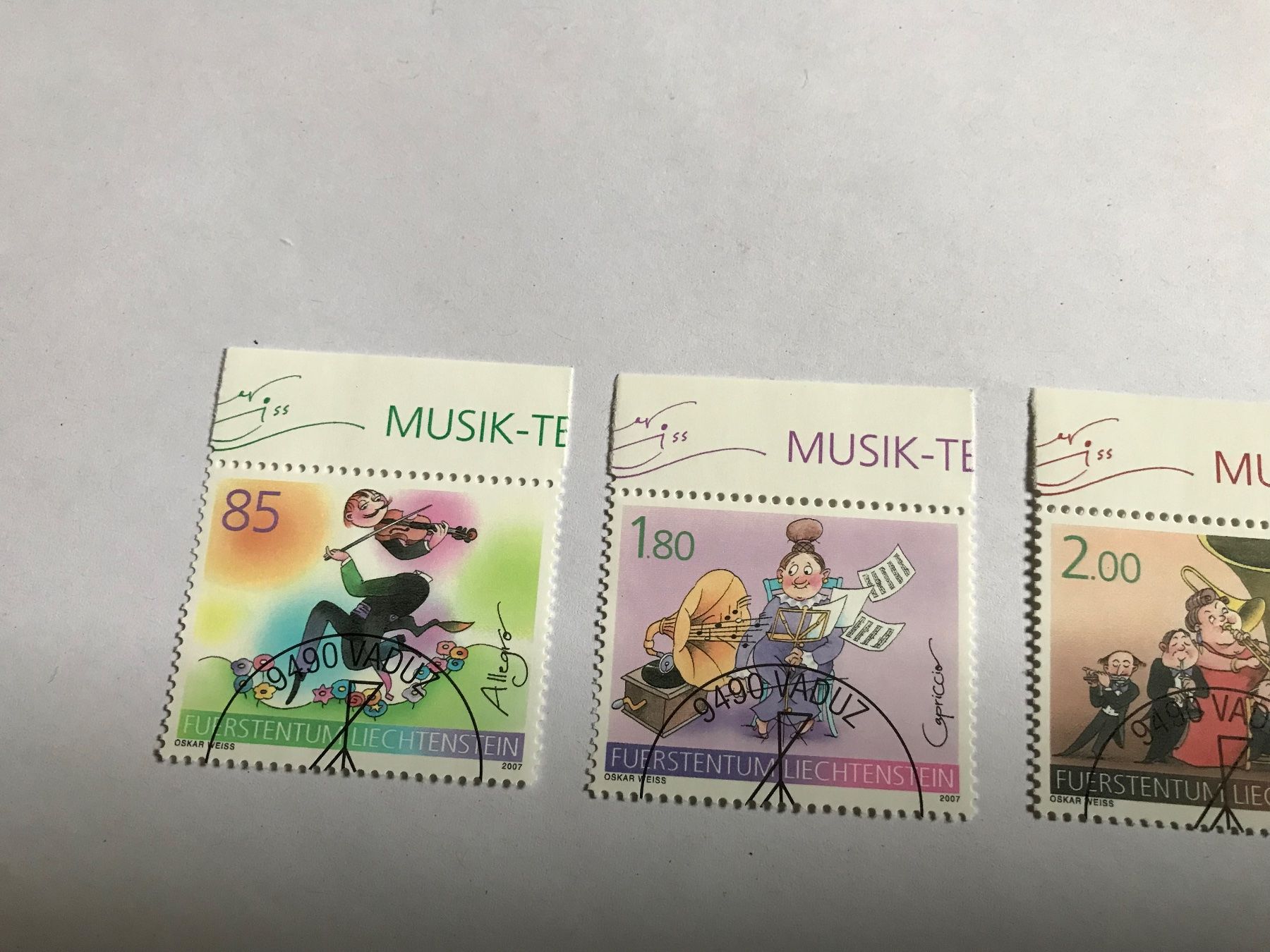 Tous les timbres: briefmarken FL 2007, gestempelt – D'occasion à liestal par makai05 1