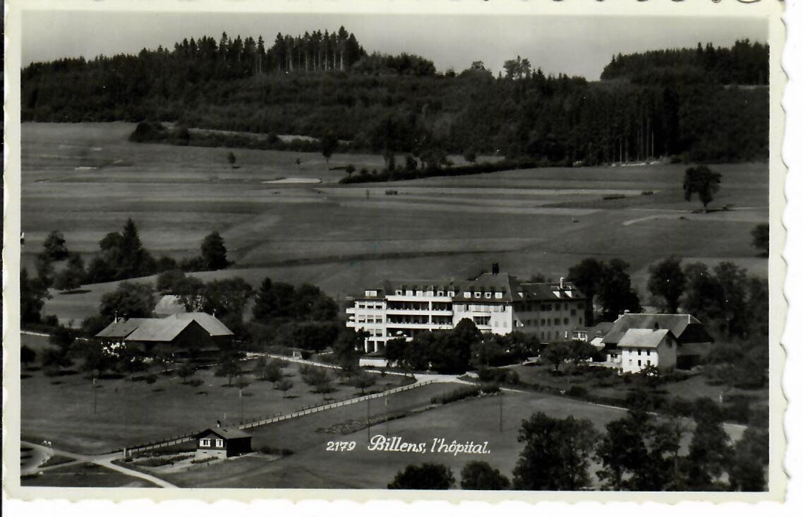 Cartes postales: Billens Spital – D'occasion à Hochdorf par Ziegel-16