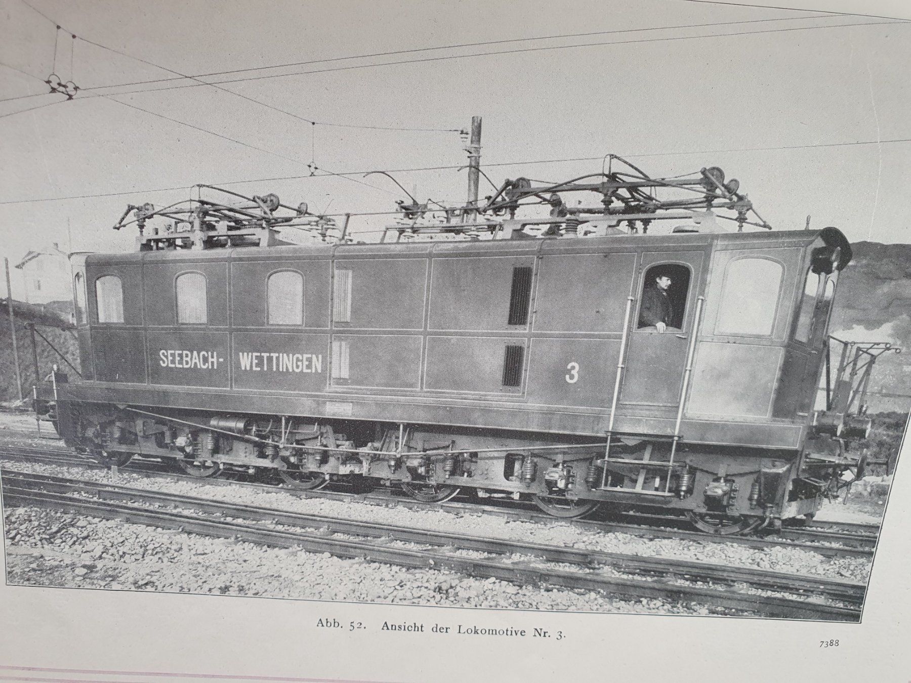 SBB/CFF/FFS Documenti: Die Elektrische Traktion, Seebach-Wettingen, MFO / Studer ZH – Usato da Zürich venduto da BLS58MA 6