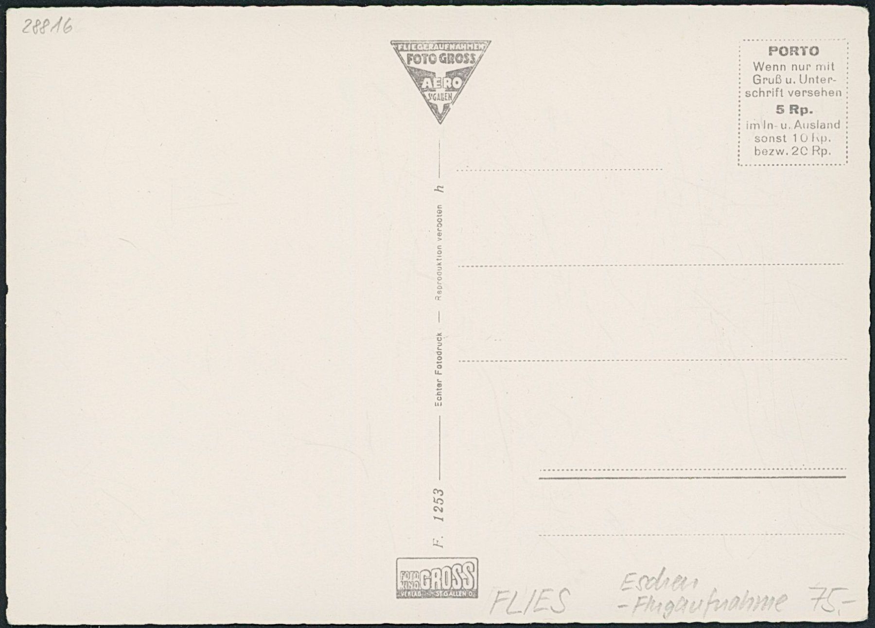 Cartoline postali: FL Eschen - Flugaufnahme – Nuovo (secondo la descrizione) da Schindellegi venduto da dolpitz 1