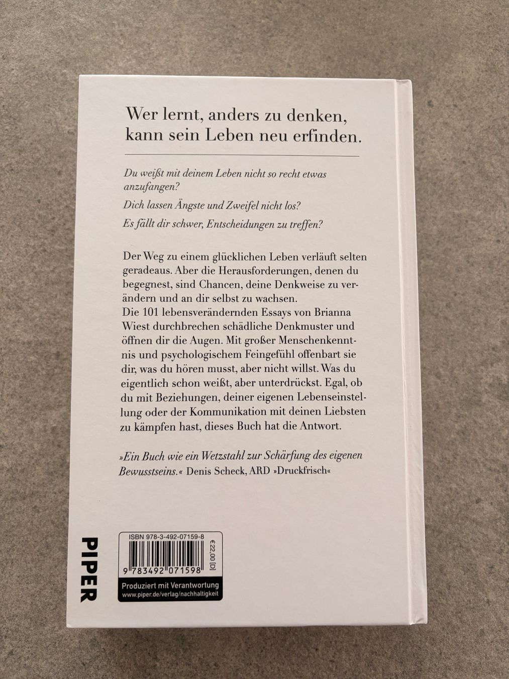 Libri: 101 Essays, die dein Leben verändern – Nuovo (secondo la descrizione) da Wil SG venduto da adi9k 1