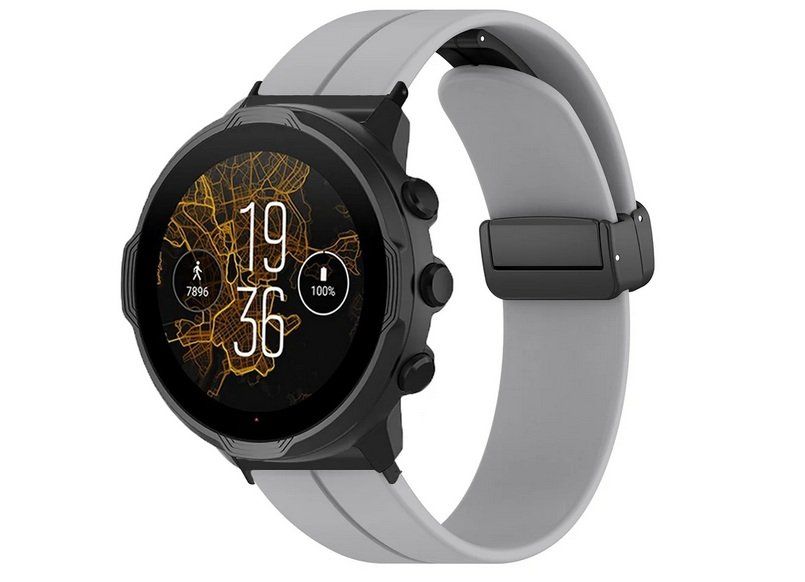 Armbänder & -reifen: Armband Bracelet Silikon Magnet für Suunto 9/7/D5/Spartan – Neu und originalverpackt aus Lausanne von WATCH-WORLD 5