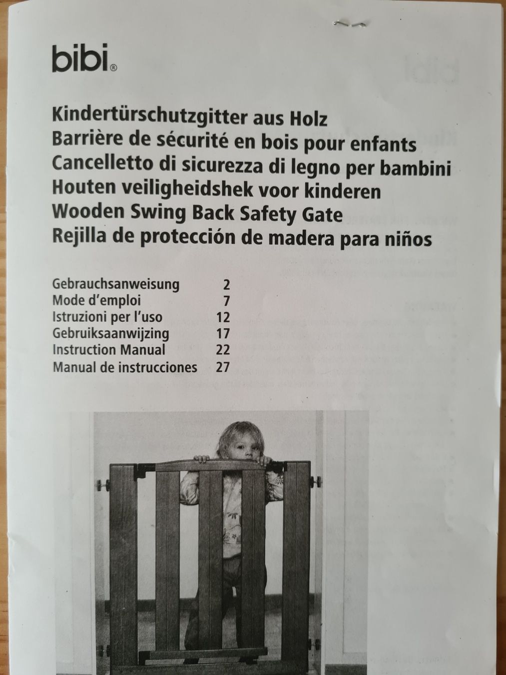 Bibi Tutto per la sicurezza: Bibi-Kinder - Treppenschutzgitter aus Holz – Usato da Riehen venduto da ulr_p2wr 2