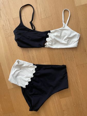 Bikini schwarz weiss