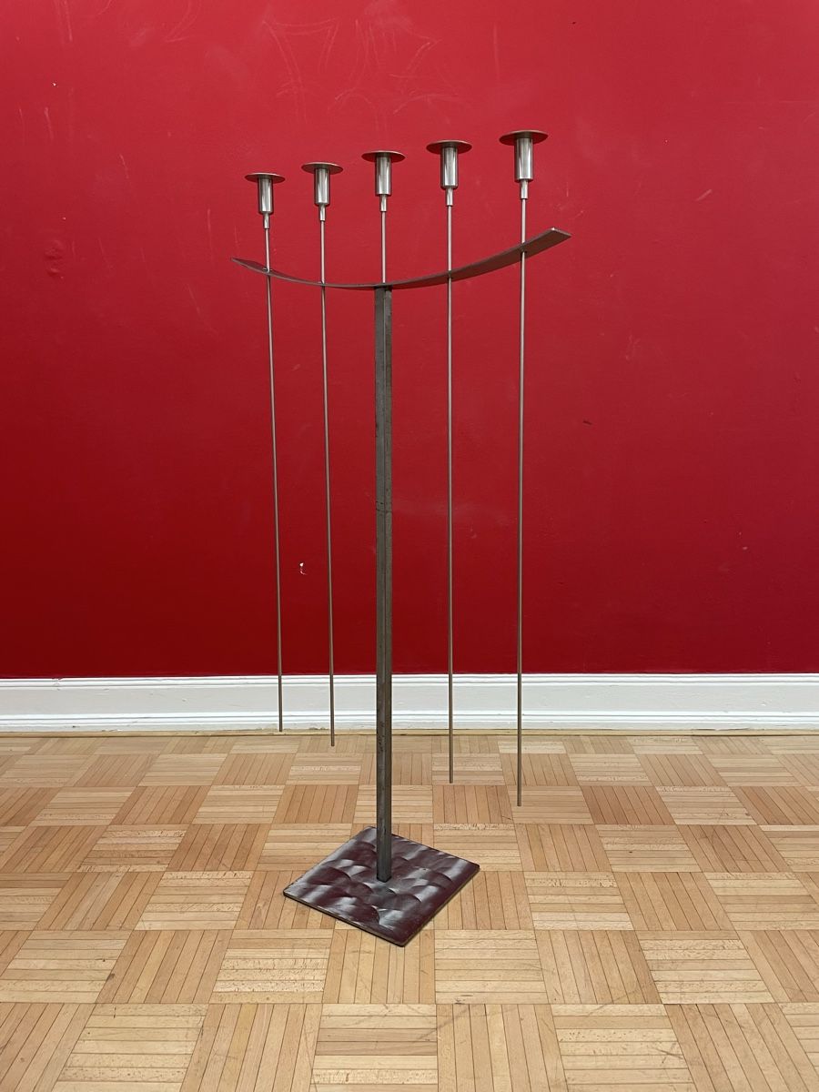 Portacandele: Schweizer Design Stahl Kerzenständer Bodenkerzenständer – Usato da Zürich venduto da Vintagewiesel 5