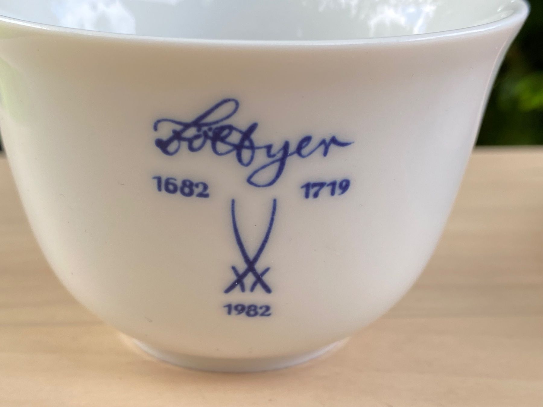 Tazze: schönes Meissen & Böttger Jubiläums Koppchen – Usato da Feldbach venduto da Olive1 4