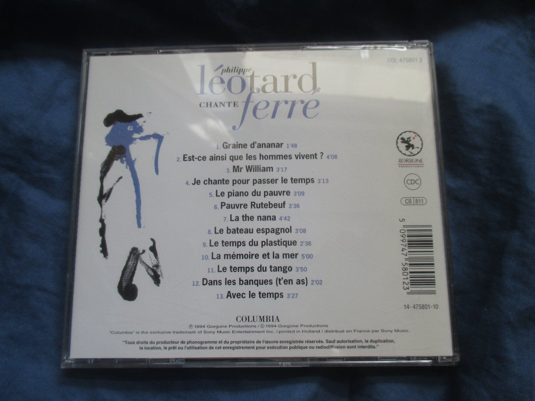 CDs: Philippe Léotard chante Ferré – D'occasion à Colombier NE par Nevenma 1