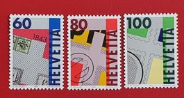 150 J SCHWEIZER BRIEFMARKEN SATZ 842 - 844 1993** POSTFRISCH