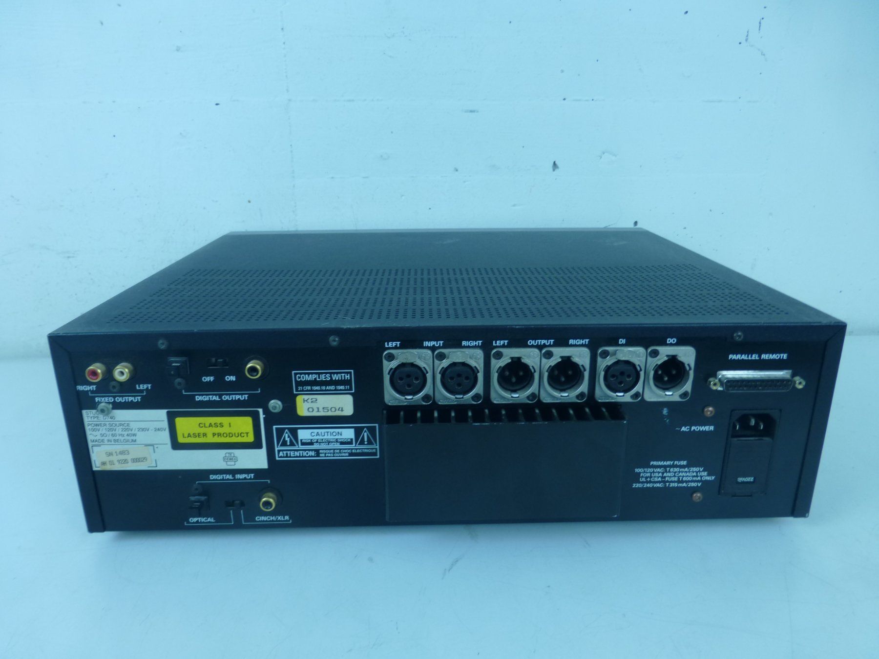 Studer Registratori: Studer D740 CD Recorder defekt – Difettoso da Fahrweid venduto da gruenezahn 2
