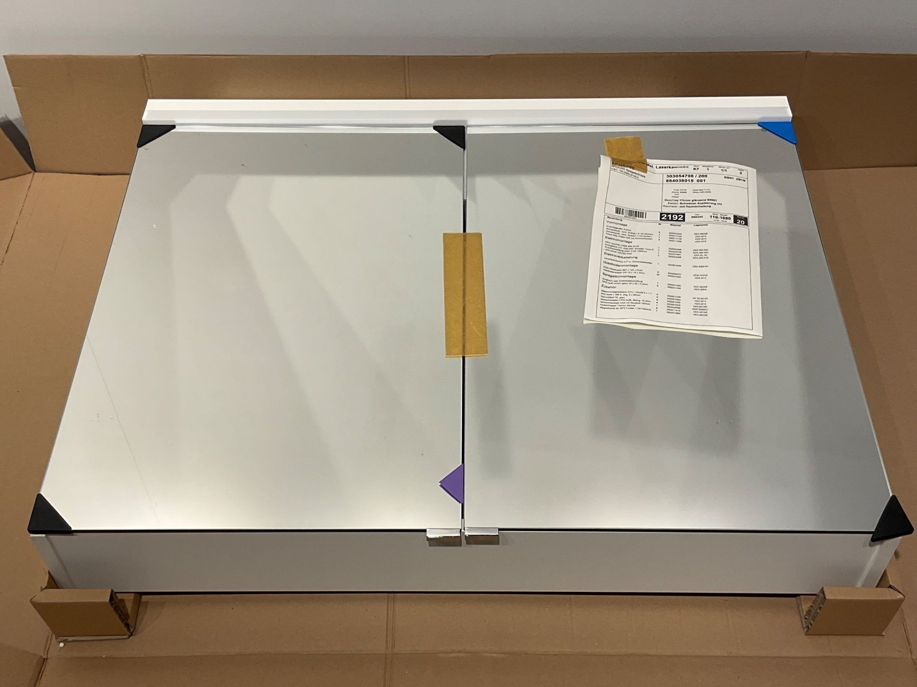 Mobili per bagno: 079 Burgbad Badmöbel, weiss, Glasabdeckung, 92cm – Nuovo (secondo la descrizione) da Derendingen venduto da Meisterstuecke 7
