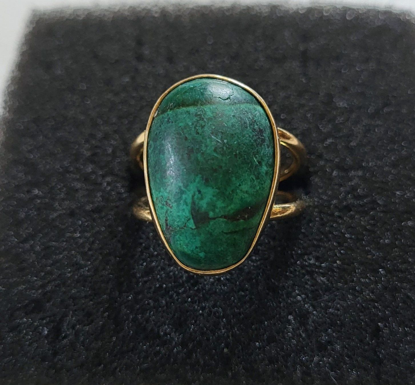 Anelli: 18 Karat 750 Massiv Gold Ring Mit Stein – Usato da Wald ZH venduto da Dasilver 2