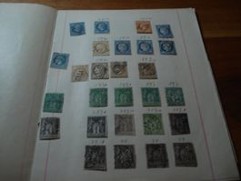 Lot alte Briefmarken Frankreich