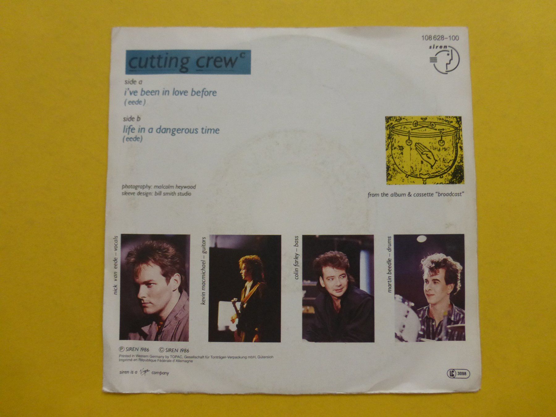 Schallplatten: Cutting Crew – I've Been In Love Before – Gebraucht aus Zürich von Swiss57 1