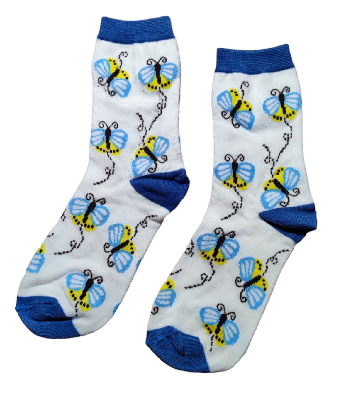 Calze: Socken Schmetterlinge / Butterfly – Nuovo e nell'imballaggio originale da Zürich venduto da amysmith 1