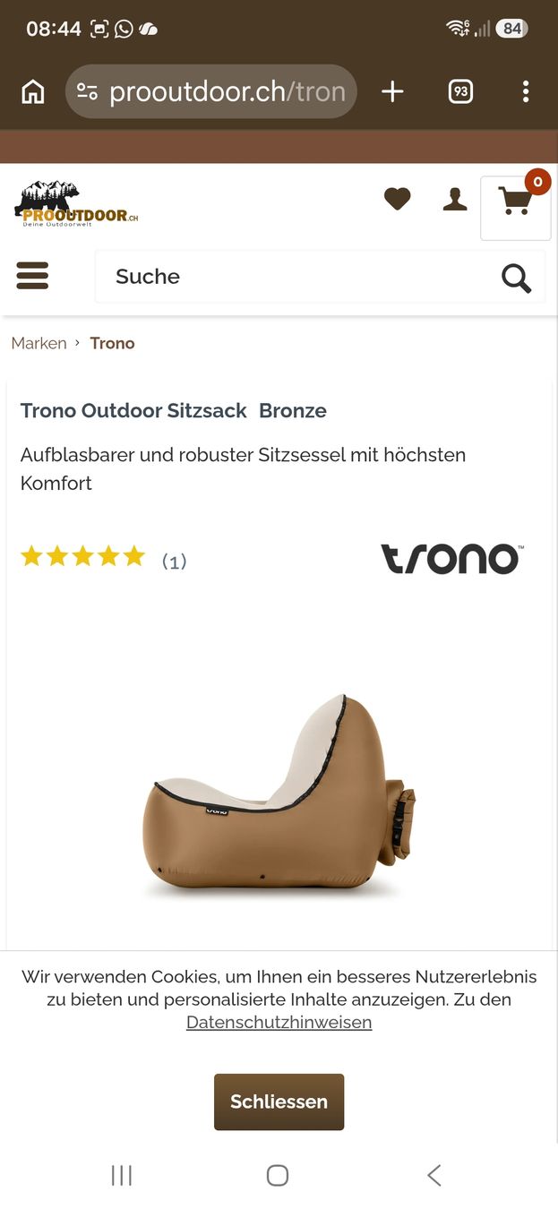 Poltrone: Trono Outdoor Sitzsack – Nuovo (secondo la descrizione) da Frutigen venduto da cmas11 6