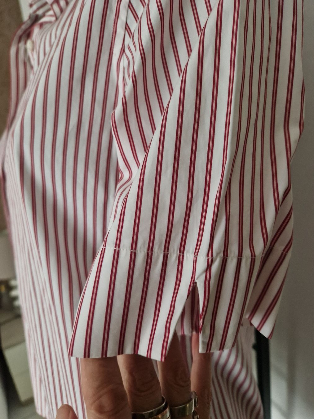 Camicette: Camicia MONN a righe rosse e bianche – Usato da Arbedo venduto da Gyn 1