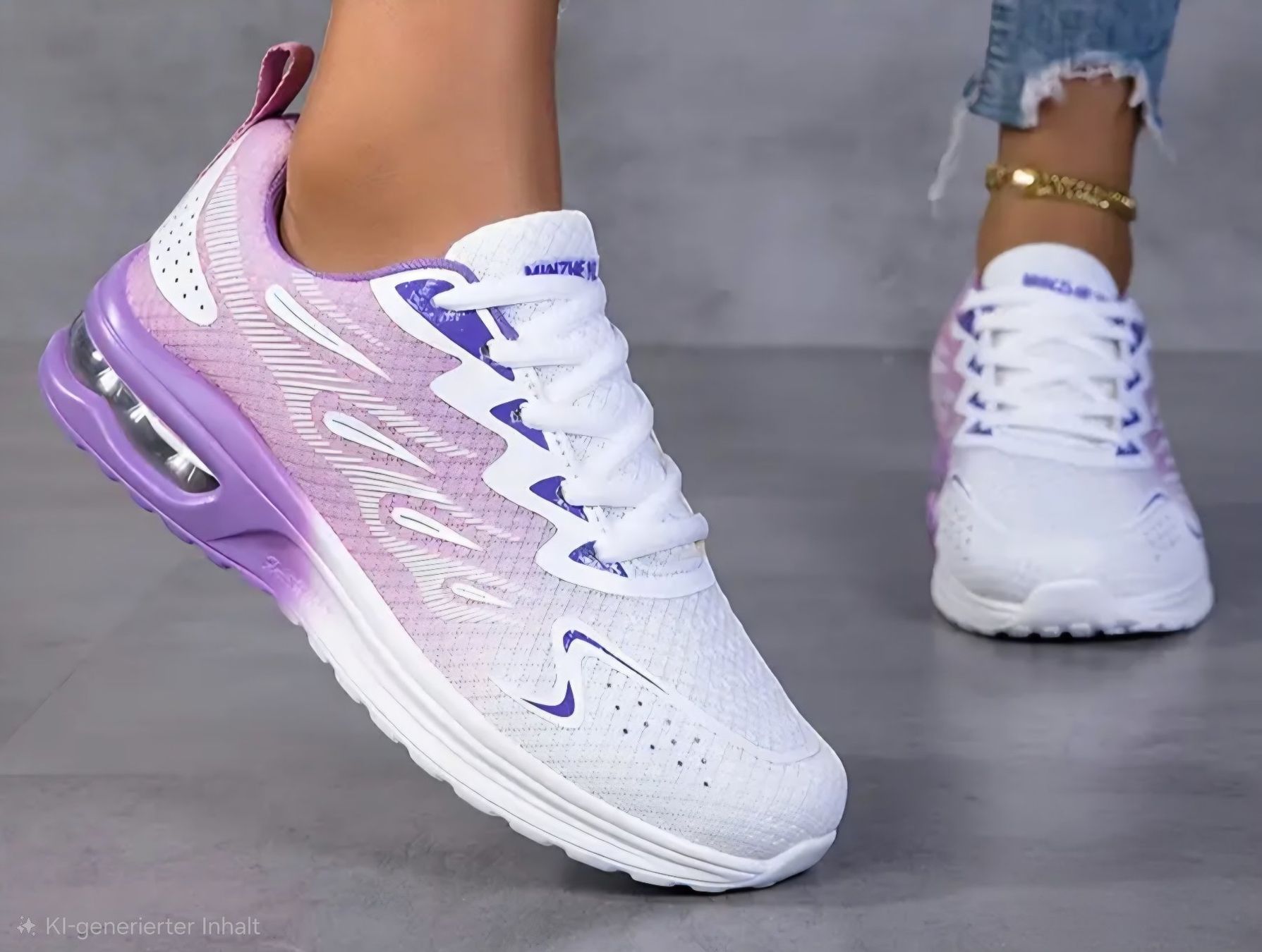Scarpe da donna: Sneaker Schuhe Weiss Lila Nr. 3 – Usato da Niederbipp venduto da Trude04 2