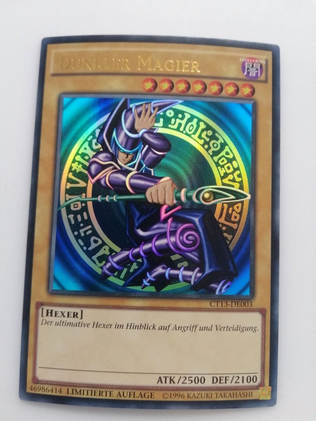 Yugioh Carte collezionabili: Dunkler Magier Ultra-Rare Mint – Nuovo (secondo la descrizione) da Boswil venduto da ShoppingCenterCity 2