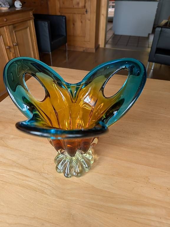 Vasi & Recipienti: Elegante, schwere Glasvase - evtl. Murano – Usato da Wittenbach venduto da Saulgau 2